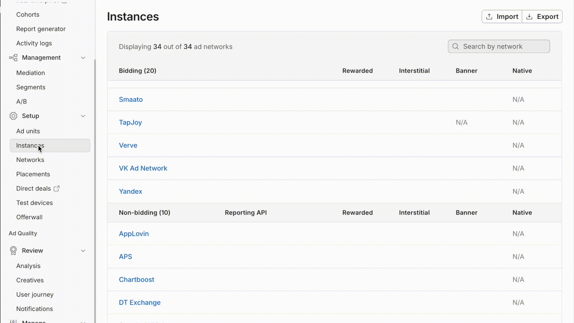 Enable Bidon as a Custom Network in the LevelPlay ad units you want it to be used in